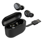 Jlab GO Air POP True Wireless - Black-Long battery life. GO Air POP features 8 plus hours of playtime in each earbud and 24 plus extra hours from the charging case (32 plus hours total). Return to the case to recharge the buds, and use the integrated USB cable to charge the case.