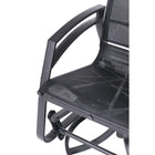 Dura Housewares - Planeur pivotant en aluminium Kansas - noir-Peut contenir jusqu'à 200 lb.