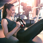 Soozier Weight Plates Set - 2-Inch Barbell Weights Set - 2 x 6 lb - 2 x 11 lb-Thick PVC cover protects floors, resists odours 