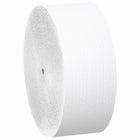 Scott - Papier hygiénique en rouleau géant grande capacité sans mandrin Scott Essential - 1 épaisseur - blanc - paquet de 12-2 300 pi/rouleau, 12 rouleaux de papier hygiénique format géant grande capacité sans mandrin Scott/caisse, 27 600 pi/caisse