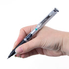 Pentel EnerGel Liquid Gel Pen Metal Tip Capped - 0.7 mm - Black - 12 Pack  -Part of Pentel’s exclusive Recycology line of recycled products. Over 50% of the materials used to create these products were recycled materials.