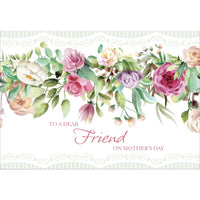 Mill Brook Studio Mother's Day Greeting Cards/Envelopes - 5-3/8" x 7-3/4" - Friend - Flowers - 18 Pack-Premium quality greeting cards
