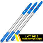 Gritt Commercial - Manche en aluminium de 20 po - Lot de 3-Fabriqué en aluminium solide pour une durabilité accrue