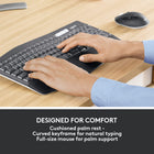 Logitech MK850 Wireless Keyboard and Mouse Combo, French-Multi-Device Mastery
