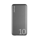 LOGiiX Piston Power 10000 mAh Banque d'alimentation en aluminium - Gris graphite-Comprend un port USB Type-C de 20 W avec alimentation USB pour un chargement rapide