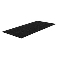 Edgewood Purcell Heavy Traffic Indoor Nylon Carpet Mat - 6' 6" W x 6' L - Charcoal with Black Edging -Heavy Traffic