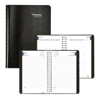 Blueline Daily/Monthly Academic Planner - August to July - Soft Cover - 8" H x 5" W - Black - English-12 Months, August to July