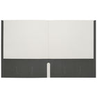 Staples Twin Pocket Portfolio - Letter Size - Black-Holds up to 100 sheets of Letter Size paper (50 per pocket)
