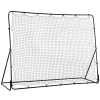 Soozier Soccer Rebounder Net with 5 Adjustable Angles - 8' x 6' -8x6ft size for fun in garages, parks, or beaches
