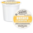 The Jetsetter Coffee Co. - Café en capsules K-Cup saveur tarte à la crème de banane, torréfaction moyenne, paquet de 24-24 capsules à dose unitaire par boîte.