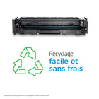 HP 218A Original LaserJet Toner Cartridge - Standard Yield - Cyan-Original HP Toner is committed to office air quality—HP voluntarily designs and tests its printing systems to meet eco-label emissions guidelines