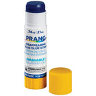 Prang Washable Glue Stick - 0.74 oz - Blue - 12 Pack-Washable, odorless, AP certified non-toxic