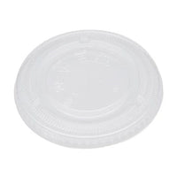 Eco-Packaging 98mm RPET Flat Lids - 50 Pack-Circular cup lid