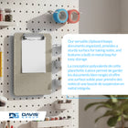 Davis Group Plastic Clipboards - Letter Size - 9" W x 12" H - Smoke - 6 Pack-clipboards feature a durable metal clip