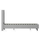 Flash Furniture Riverdale Queen Size Tufted Upholstered Platform Bed - Light Grey Fabric-Tufted Upholstery