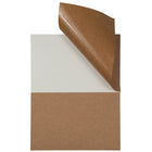 JAM Paper Shipping Labels, Half Sheet, 5.5 x 8.5, Brown Kraft, 50 Pack-Brown Kraft