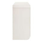 Modway Dahlia 55.5" Fluted and Scalloped Sideboard Storage Cabinet - White-Adjustable Shelves