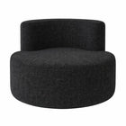 Exform Aubrey Single Seat Sofa - Black-Product Type: Curved Sofa, Half-Moon Sofa, Single-Seater Minimalist Seating 
