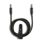 NXT Technologies 4 Ft. Braided Mini-phone Stereo 3.5mm Cable - Black-Mini-phone stereo 3.5mm to mini-phone stereo 3.5mm