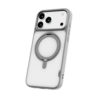 TUFF8 Glide360 Mag Case for iPhone 17 Pro Max - Grey-360° Rotating Stand: Built-in stand that rotates to multiple angles for hands-free phone use