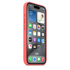 Apple - Étui en silicone avec MagSafe pour iPhone 15 Pro - Guava-À l'intérieur, il y a une doublure en microfibre douce pour encore plus de protection
