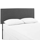 Modway Camille Upholstered Fabric Full Headboard - Grey-Particleboard Panel