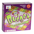 Learning Advantage Budget-Before each trip around the game board, players plan a budget and receive $2,000