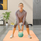 Soozier 22 lb So ft Kettlebell-Features a wide, non-slip handle for a comfortable and secure grip, allowing for single or double-handed use