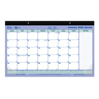 Blueline 2026 Monthly Desk Pad Calendar - 17-3/4" x 10-7/8" - Bilingual-12-Month: January 2026 to December 2026