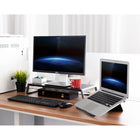 ShoppingAll Premium Ergonomic Monitor Stand Riser - Black-7