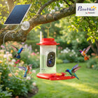 PawHut - Mangeoire intelligente pour colibris à énergie solaire avec caméra, vidéo en direct 2K HD-Doté d’un design étanche IP65, garantissant une résistance aux conditions météorologiques extérieures difficiles 