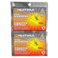 TechNiche Heat Pax Air Activated 6plus Hour Adhesive Toe Warmer - 240 Pack-Thin design fits comfortably inside most footwear, adhesive backing ensures warmer stays in place