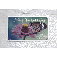 Rosedale Gold Mother's Day Greeting Cards/Envelopes - 5-1/2" x 8" - Religious - Butterfly - 6 Pack-Premium quality greeting cards