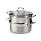 Tramontina 5 Qt Stainless Steel Steamer Set - Induction-Ready-Use Tramontina's Gourmet Collection 5 Qt Stainless Steel Steamer Set to steam vegetables and seafood, and prepare hearty stews and soups in one pot