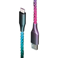 Helix Lucid LED USB-A to USB-C Cable-High Speed Charge & Sync