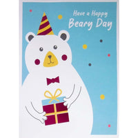 Mill Brook Studio 5-3/8" x 7-3/4" Birthday Greeting Cards/Envelopes - Bear - 18 Pack-Premium quality greeting cards