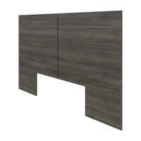 Nexera - Tête de Lit Queen James En Chêne Gris-Style moderne : Améliorez la décoration de votre chambre avec une tête de lit contemporaine aux lignes épurées et au design minimaliste
