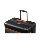 Champs Vintage III 3-Piece Hardside Luggage Set - Expandable - Black-TSA locks on all 3 cases