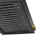 KUCHT KRHG480-GL-C 48" 1200 CFM Wall Mounted Range Hood with Digital Controls - Gemstone/Gold-Equipped with two LED lights this seamless design pro-style range hood will give you better visibility while cooking and enhance the look of your pro-style Kucht range