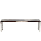 Modway - Gridiron Bancs Ensemble de 2 - Argent-6