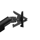 Kanto Desktop Monitor Arm/Mount for 17" - 40" Monitors - Single Monitor - Black-Accommodates VESA sizes of 75x75 and 100x100