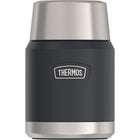 Thermos ICON Food Jar with Spoon - 470 mL - Granite-Thermos vacuum insulation technology for max temperature retention