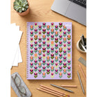 Hilroy Floral Notebook - 10-1/2" H x 8" W - 160 Pages - Purple-7