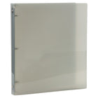 JAM Paper Plastic 0.5" 3-Ring Binder - Smoke Grey-This document holder is a staple for all of your projects, assignments, memos, school work, and any other important documents that need to be kept safe.