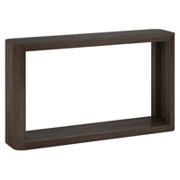Hudson&Canal Kellan 52"W Console Table - Alder Brown-A modern contemporary design for your entryway, living room, den, and more