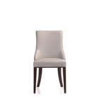 Manhattan Comfort - Lot de 2 chaises de salle à manger modernes Shubert 19,25 po en similicuir et velours, coloris gris clair-Hauteur d’assise 19,75