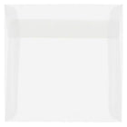 JAM Paper - Enveloppes d'invitation carrées en vélin translucide - 6 po x 6 po - Transparent - 25/paquet (GTGN515)-Clair