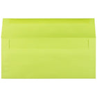JAM Paper #10 Business Envelopes, 4 1/8 x 9.5, Brite Hue Ultra Lime Green, 1000 Pack (71091B)-Size: #10 (4-1/8" x 9-1/2")