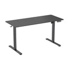 Uplite Motorized Electric 55" Adjustable Sit Stand Ergonomic Desk - Black-Easy up-and-down control provides height adjustment from 720-1180mm/28.3-46.5", allowing effortless shift from sitting to standing working position