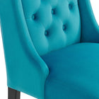 Modway Baronet Performance Velvet Dining Chairs - Blue - 2 Pack-9